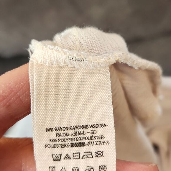 Free People Small Top Women's Long Sleeve Shirt Cut Out On Back - Picture 5 of 5